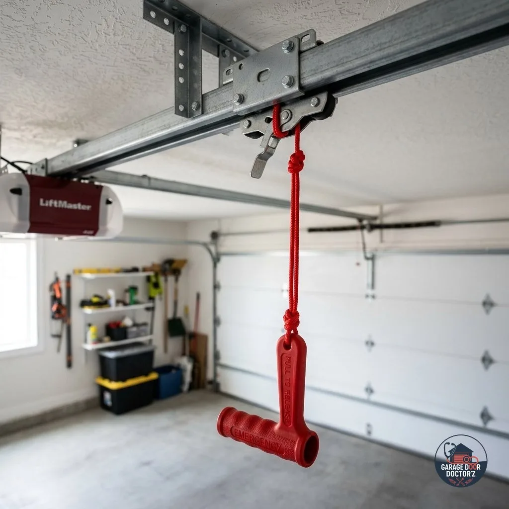 Is It Safe to Use Your Garage Door's Red Manual Release Cord?