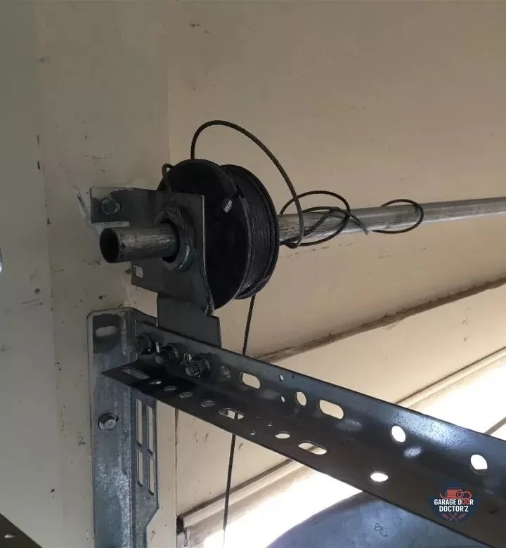 Crooked Garage Door: Snapped Lift Cables